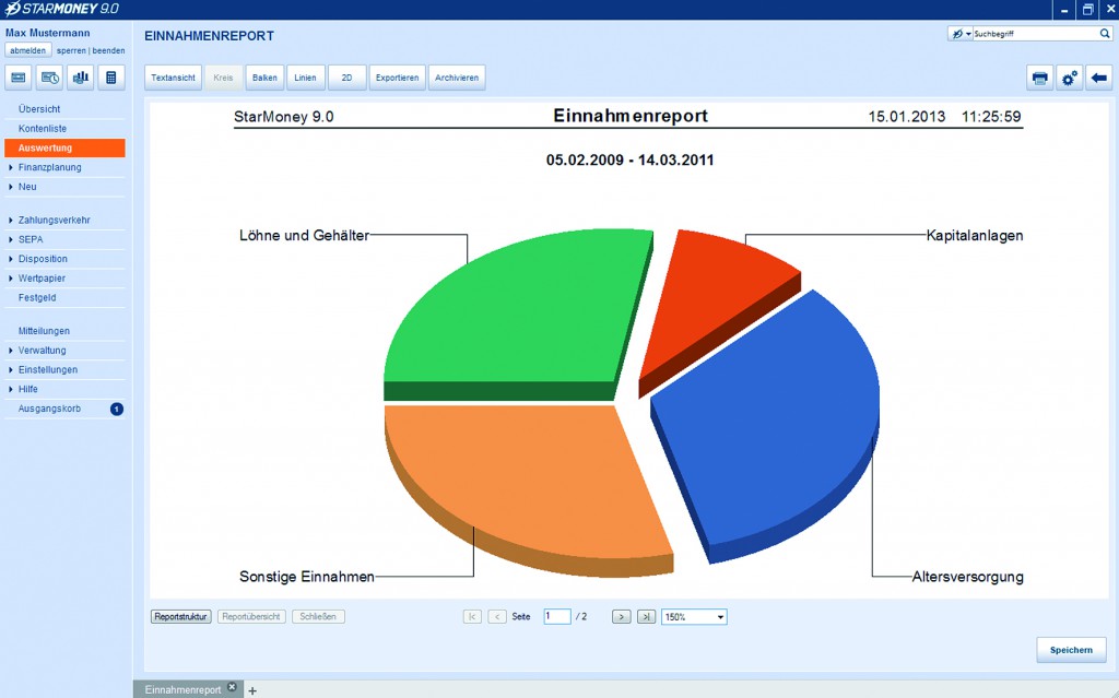 StarMoney - Auswertungen und Reports